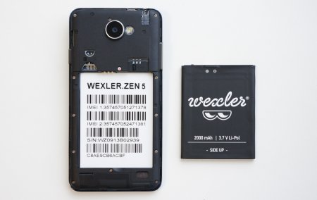 Обзор смартфона Wexler.ZEN 5