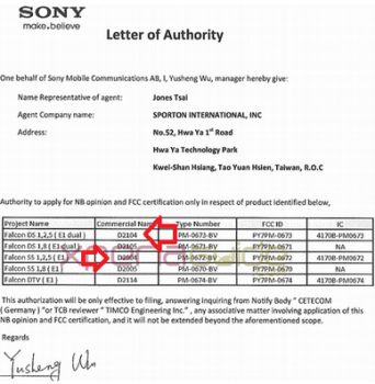На сайте FCC замечены новые смартфоны от Sony