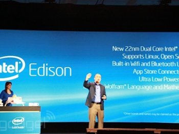 Intel представила Edison - 22-нм двухъядерный ПК размером с SD-карту