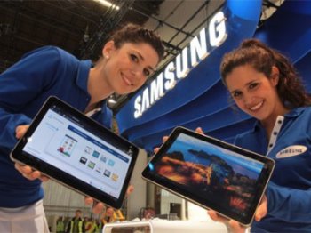 Samsung выпустит три новых планшетных компьютера