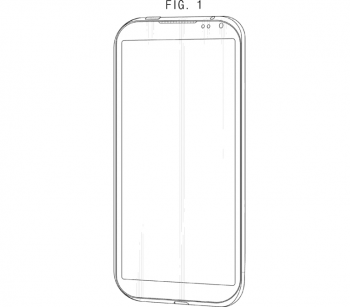 Samsung запатентовала дизайн бескнопочного смартфона
