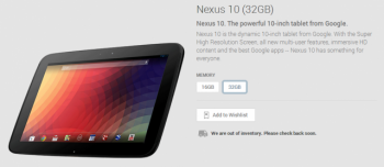 Nexus 10 (32 )    Google Play